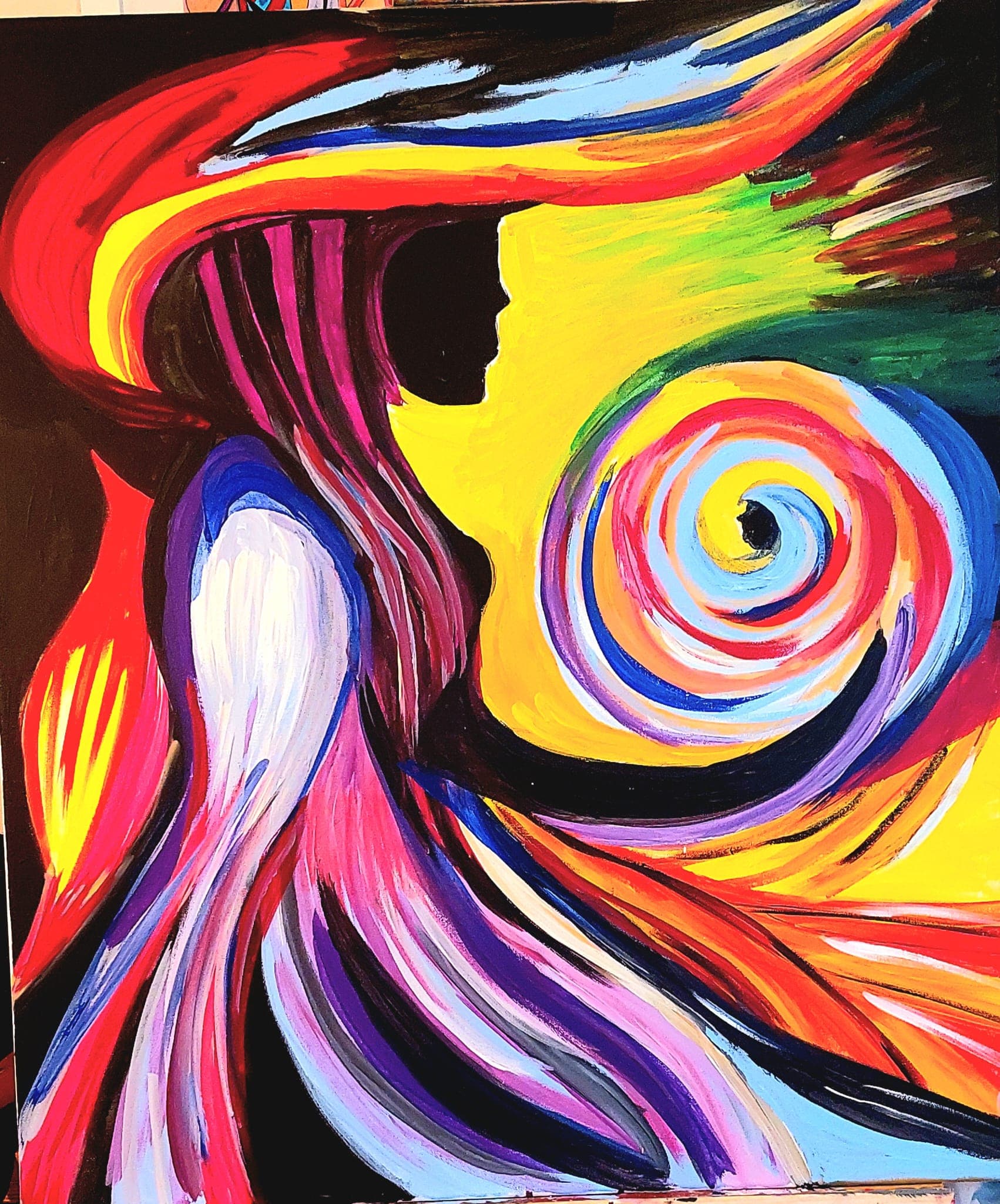 Das Leben von Claudia Grimm, Malerei