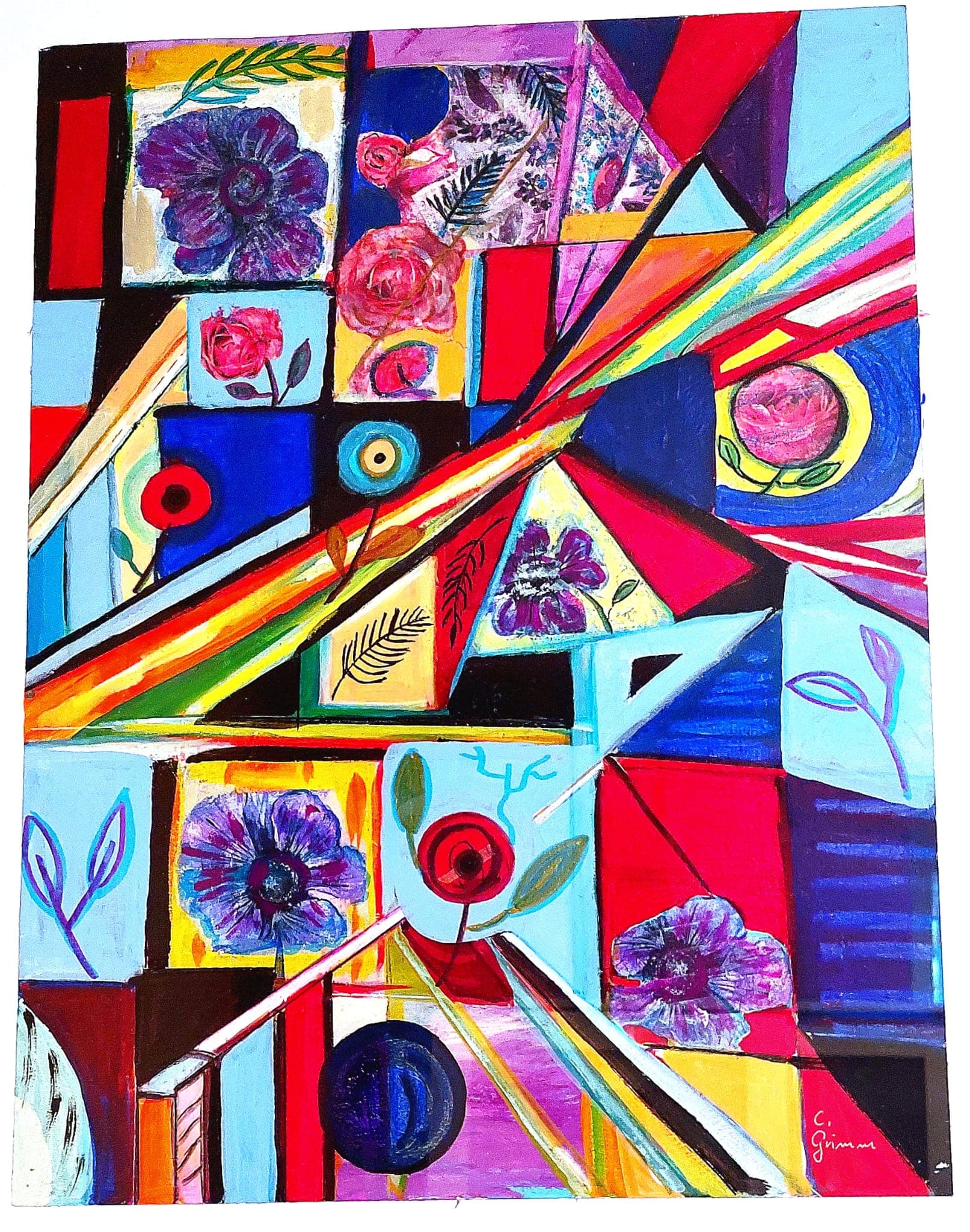 Ohne Titel von Claudia Grimm, Malerei